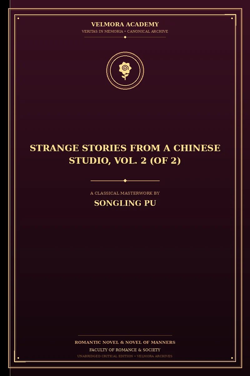 Cover of Strange Stories from a Chinese Studio, Vol. 2 (of 2)