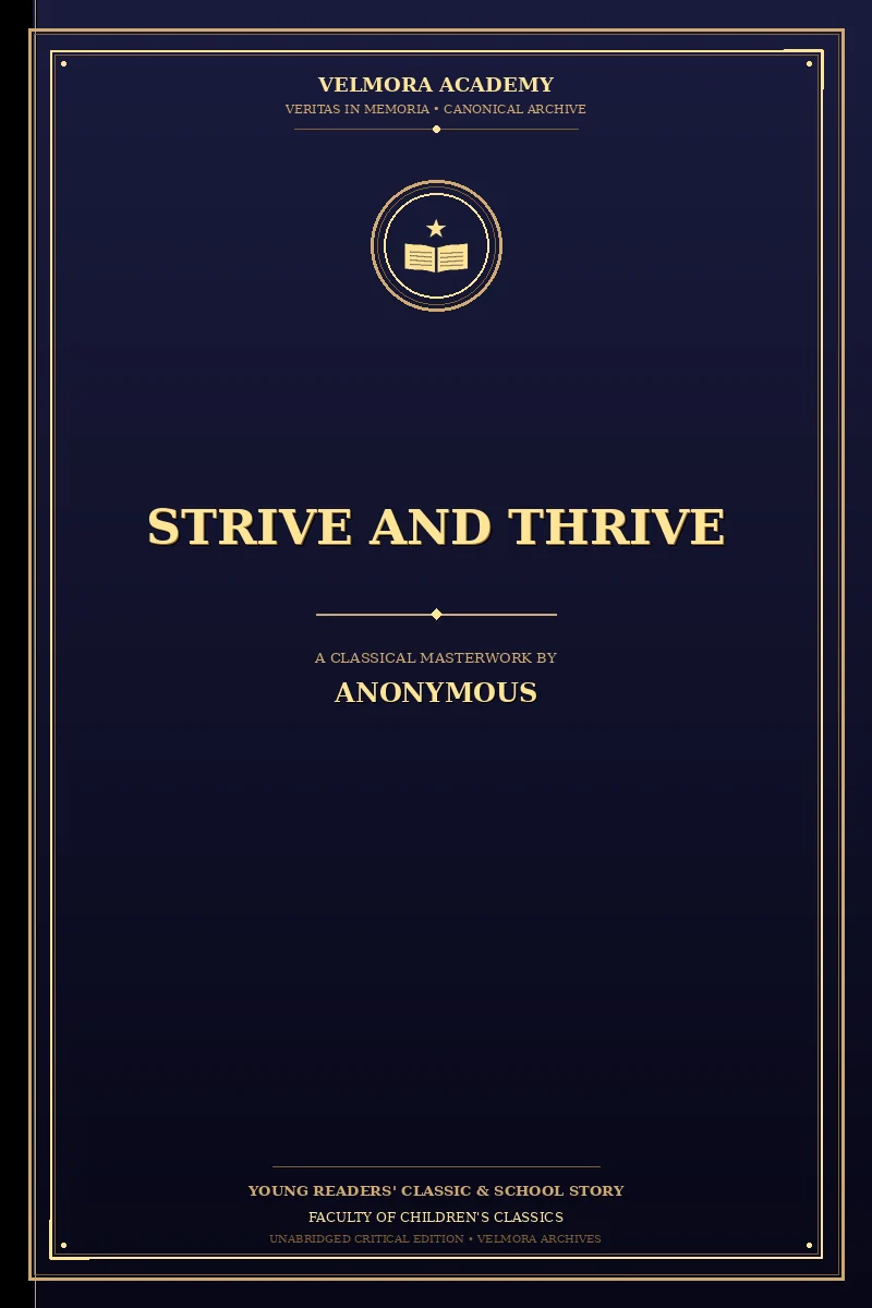 Cover of Strive and Thrive