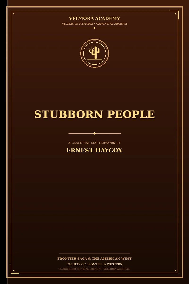 Cover of Stubborn people