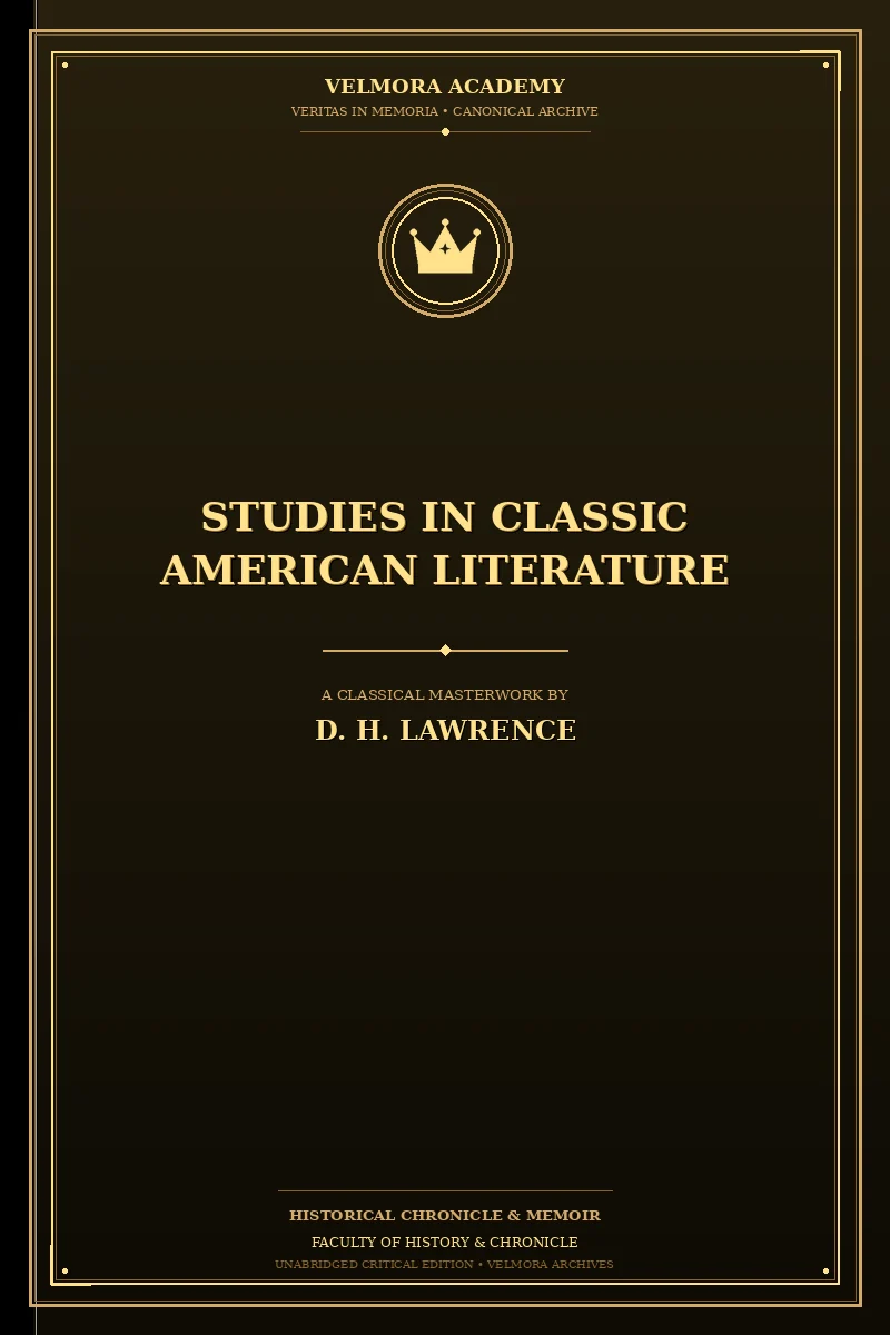 Studies in Classic American Literature
