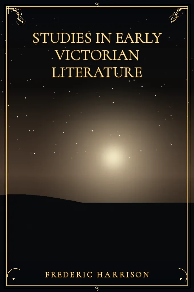 Cover of Studies in Early Victorian Literature