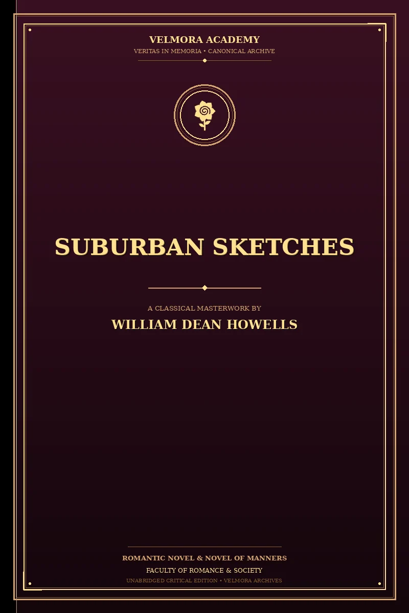 Cover of Suburban Sketches