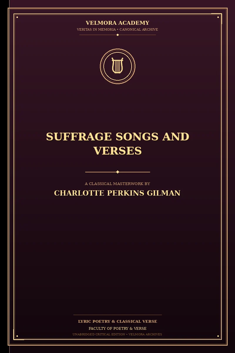Cover of Suffrage Songs and Verses