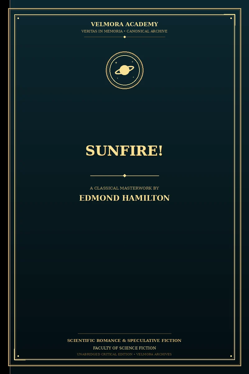 Cover of Sunfire!
