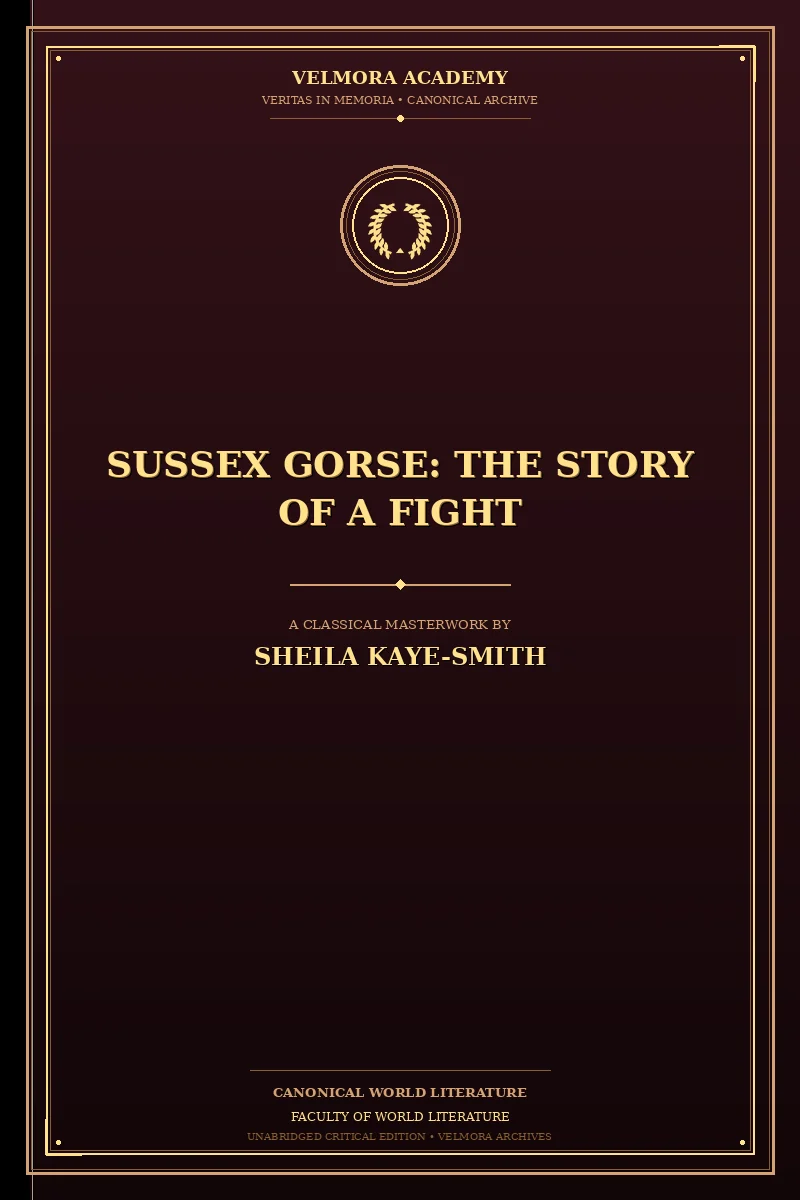 Sussex Gorse: The Story of a Fight