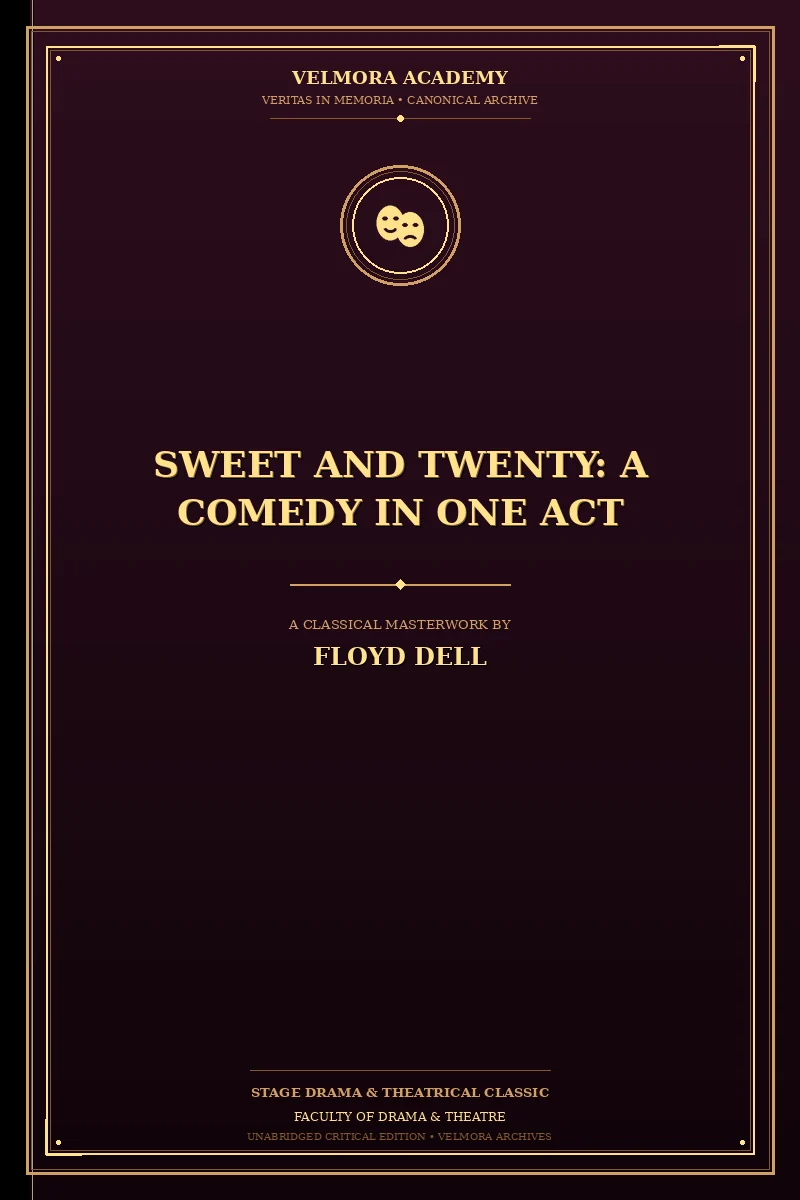 Cover of Sweet and Twenty: A Comedy in One Act