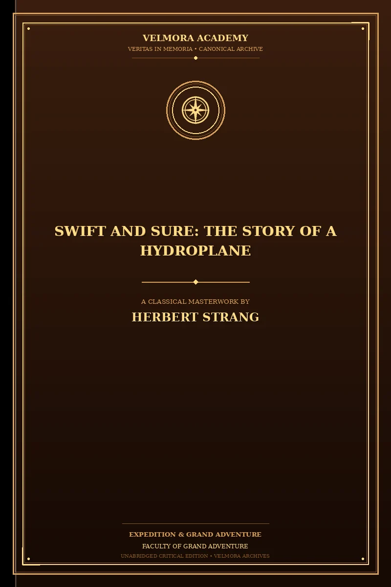 Cover of Swift and Sure: The Story of a Hydroplane