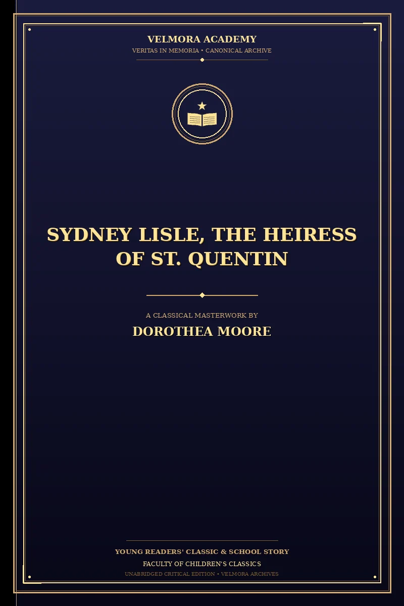 Sydney Lisle, the Heiress of St. Quentin