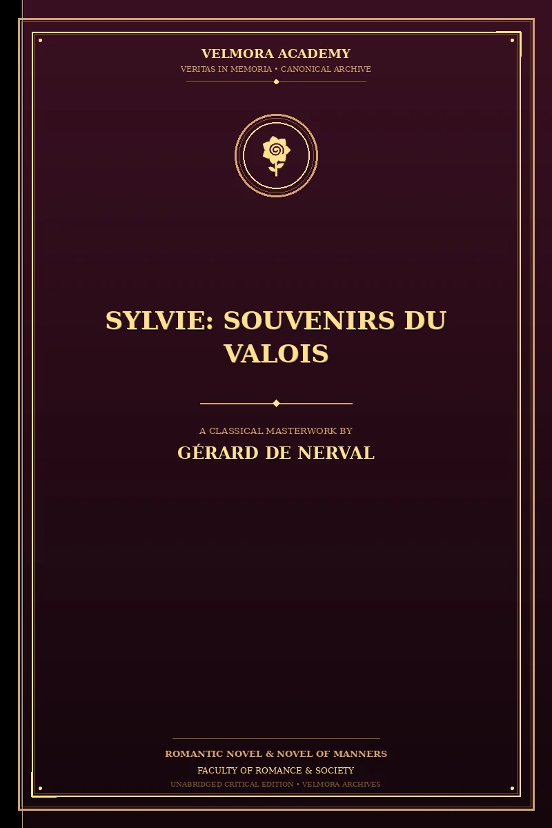 Cover of Sylvie: Souvenirs du Valois
