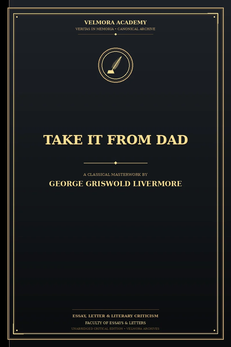 Take It from Dad