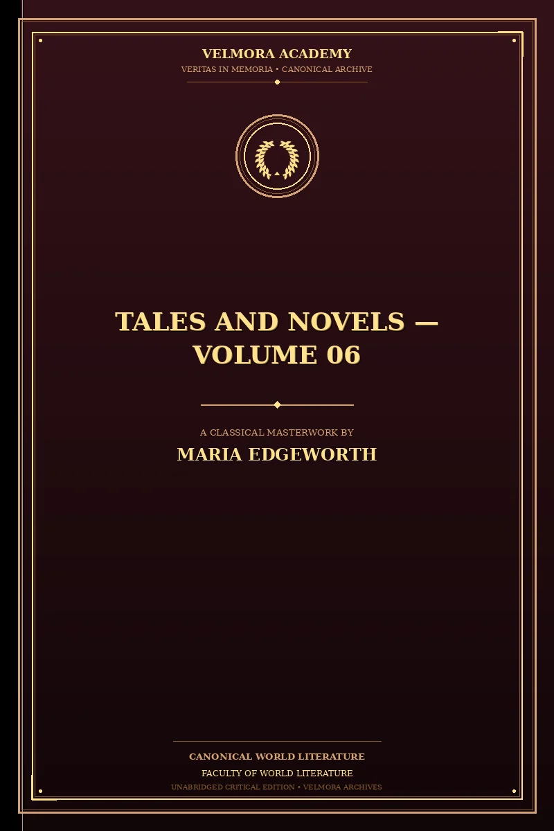Cover of Tales and Novels — Volume 06