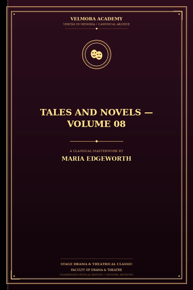 Cover of Tales and Novels — Volume 08