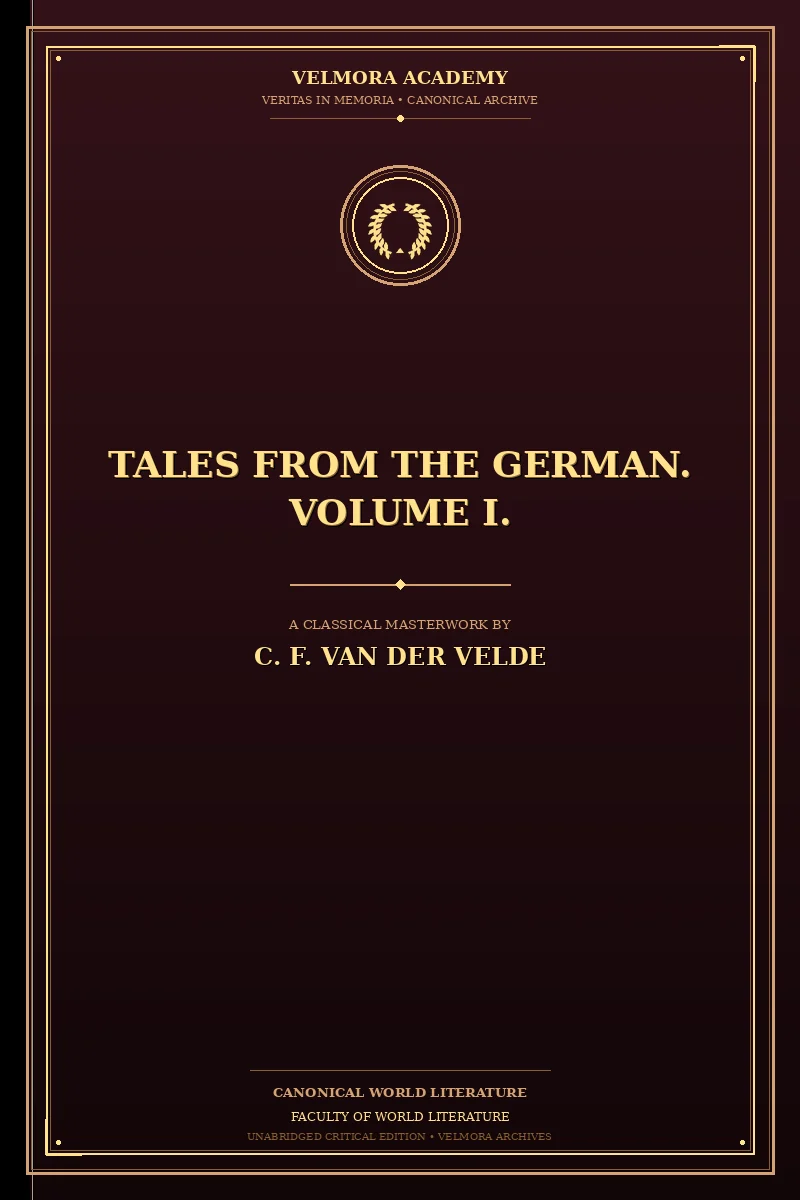 Tales from the German. Volume I.
