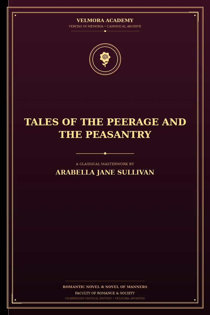 Tales of the peerage and the peasantry