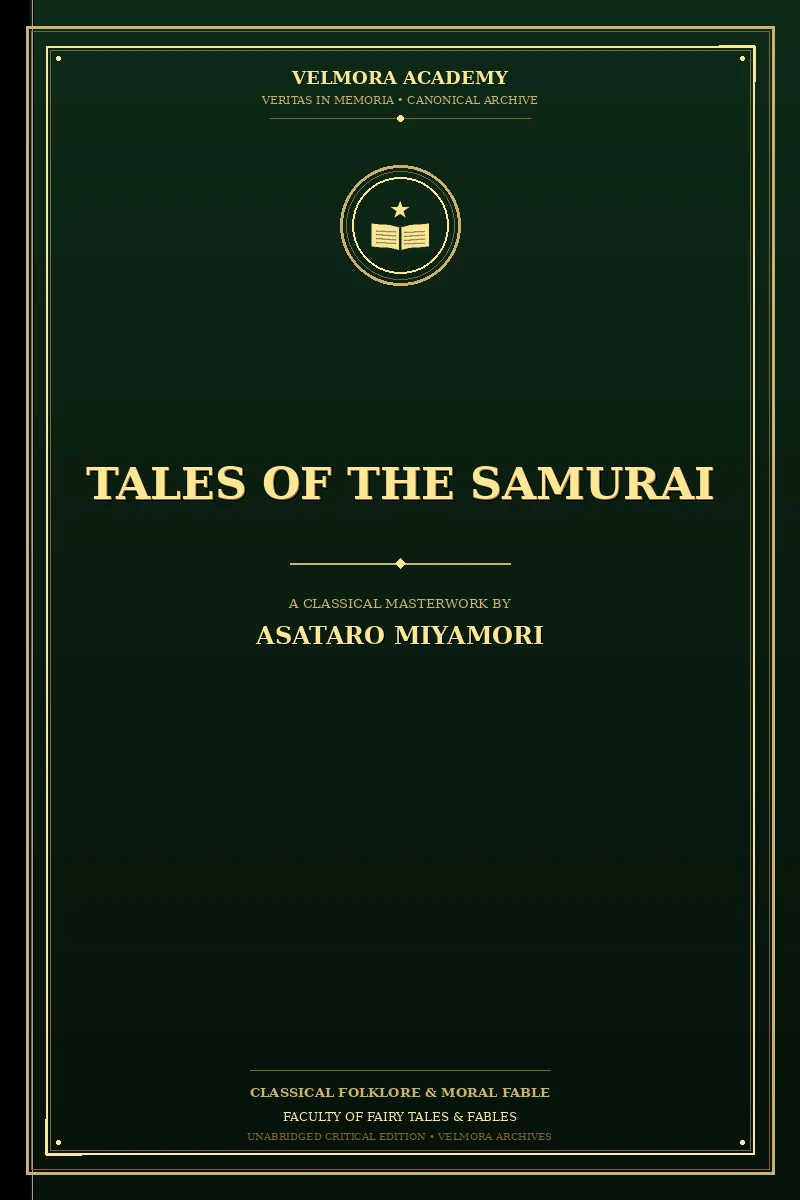 Tales of the Samurai Stories Illustrating Bushido, the Moral Principles