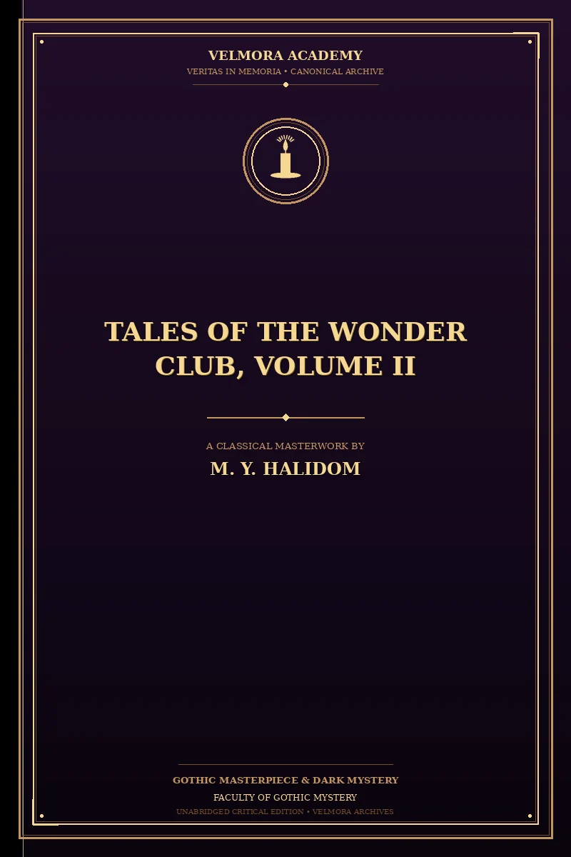 Cover of Tales of the Wonder Club, Volume II