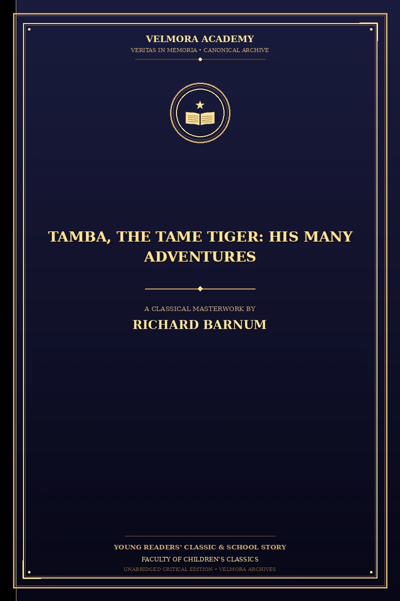Cover of Tamba, the Tame Tiger: His Many Adventures