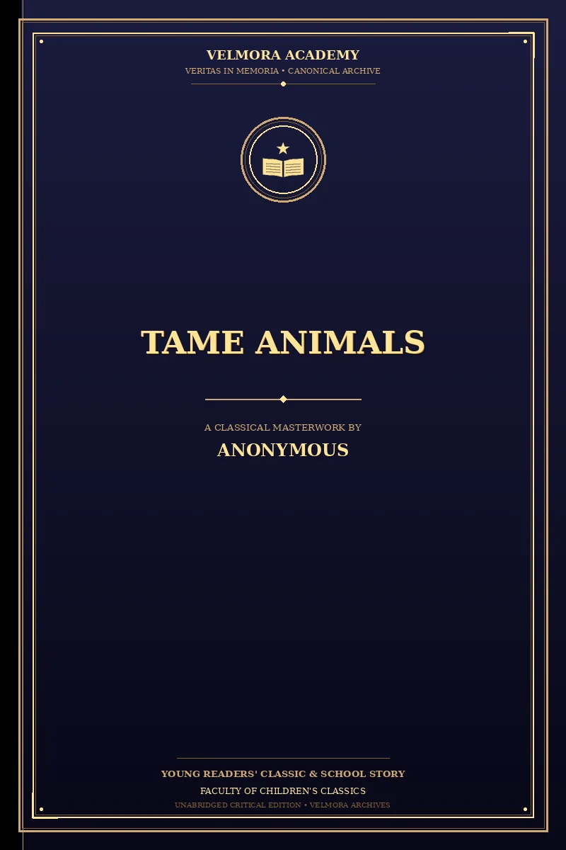 Cover of Tame Animals