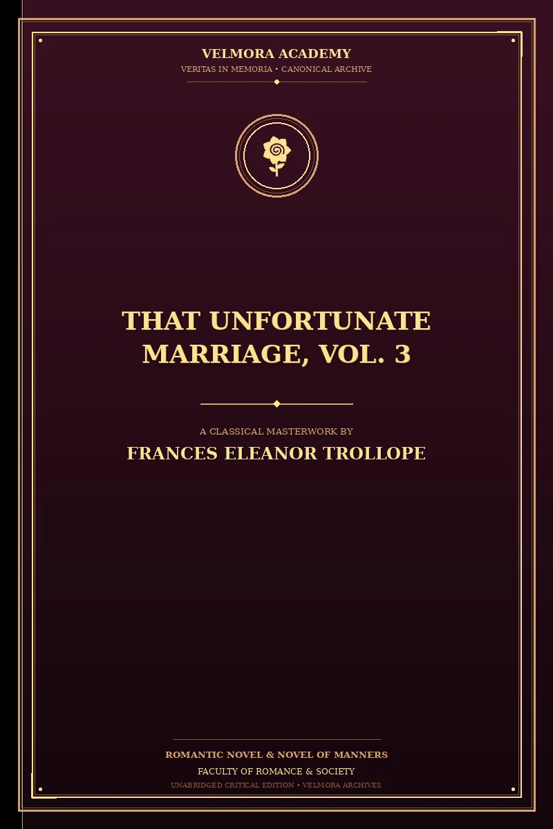 Cover of That Unfortunate Marriage, Vol. 3