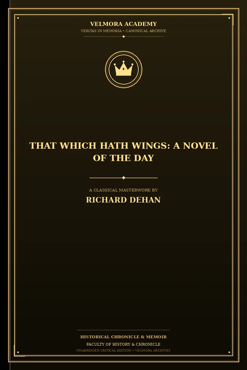 That Which Hath Wings: A Novel of the Day