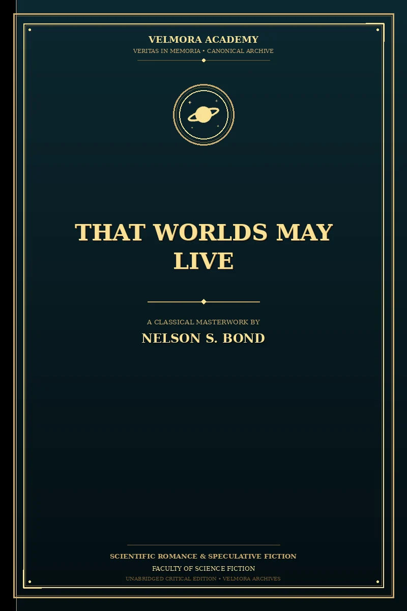 That worlds may live