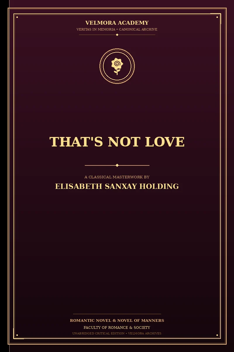 Cover of That's Not Love