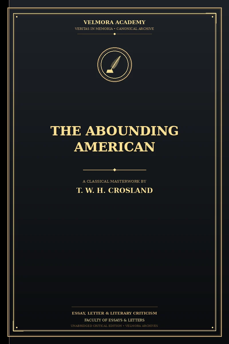 The Abounding American