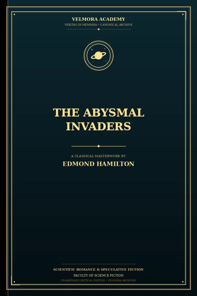 Cover of The abysmal invaders