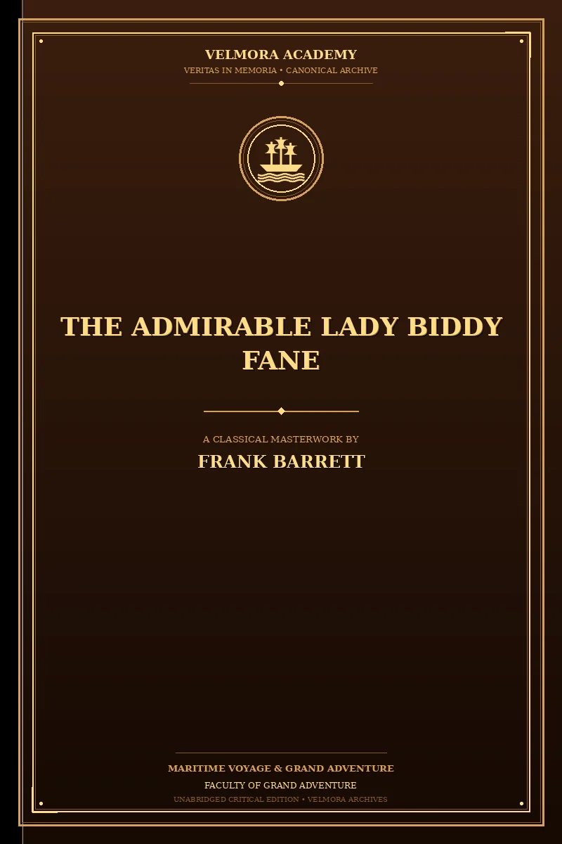 The Admirable Lady Biddy Fane