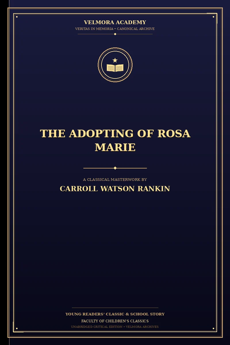 Cover of The Adopting of Rosa Marie
