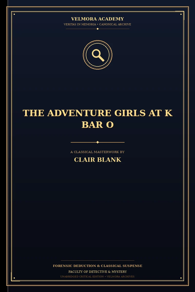 Cover of The Adventure Girls at K Bar O