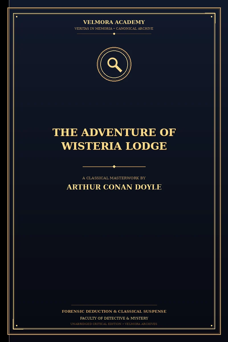 The Adventure of Wisteria Lodge