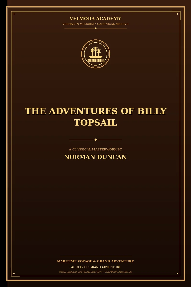 Cover of The Adventures of Billy Topsail