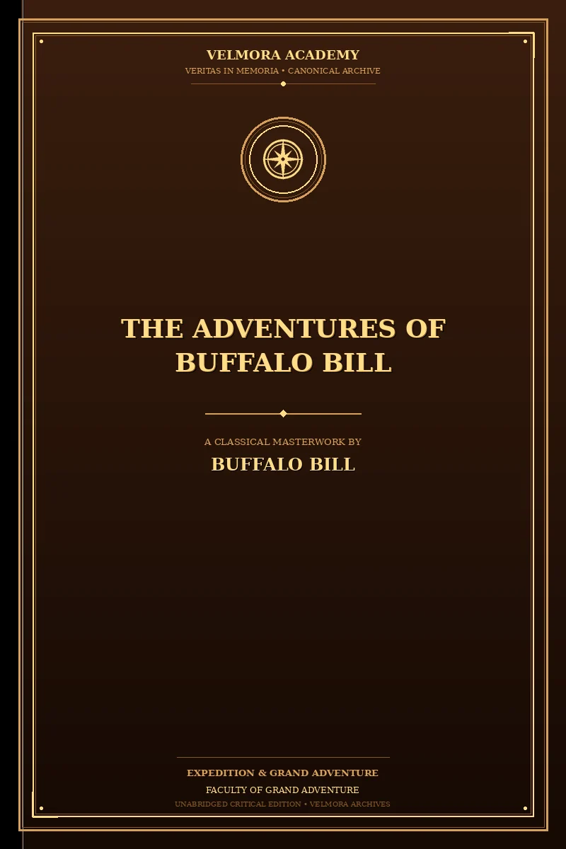Cover of The Adventures of Buffalo Bill