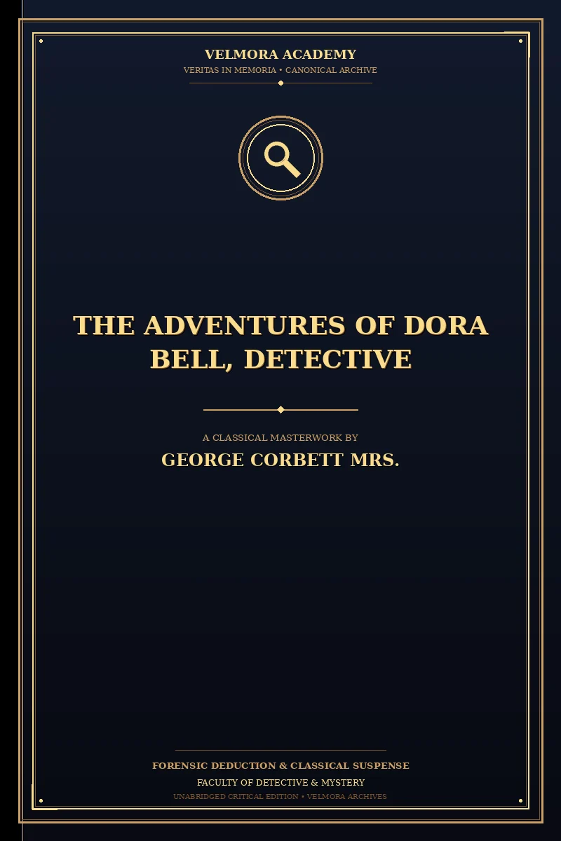 Cover of The adventures of Dora Bell, detective