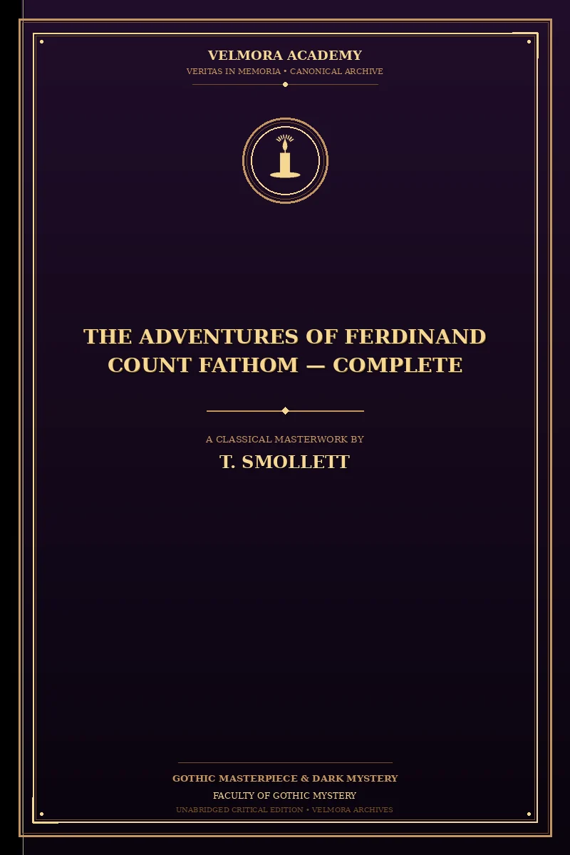 The Adventures of Ferdinand Count Fathom — Complete