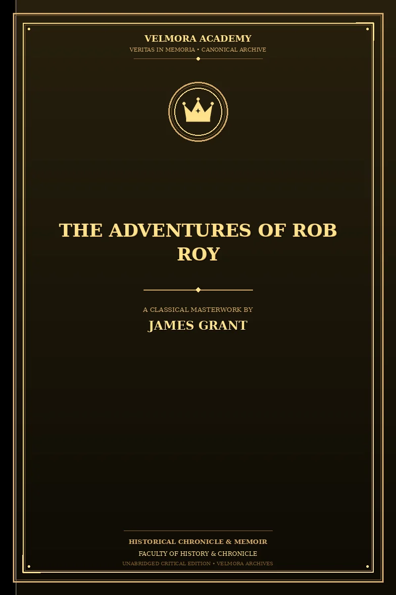Cover of The adventures of Rob Roy