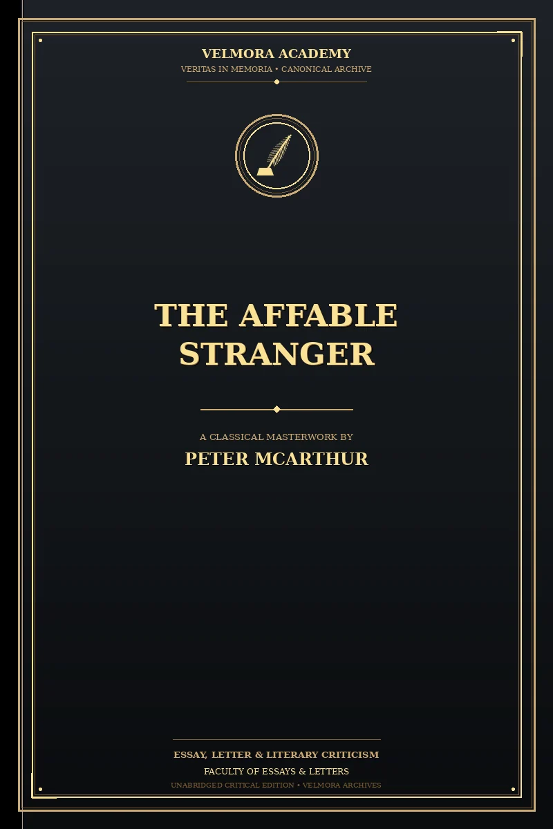 The Affable Stranger