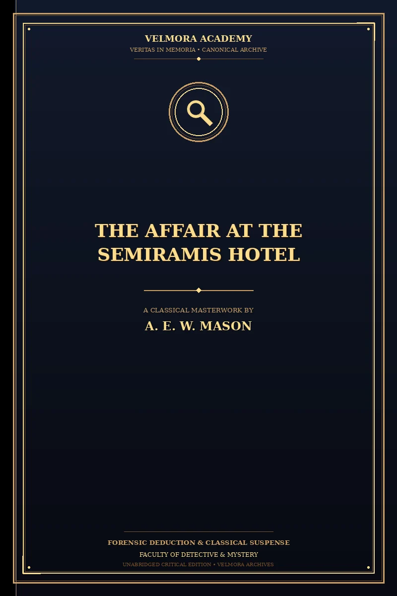 Cover of The Affair at the Semiramis Hotel