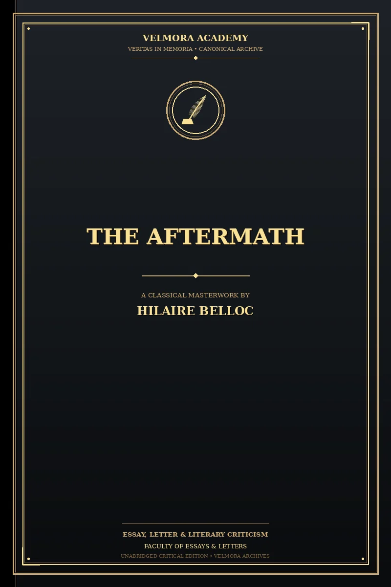 Cover of The Aftermath