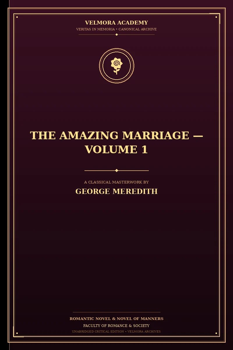 Cover of The Amazing Marriage — Volume 1