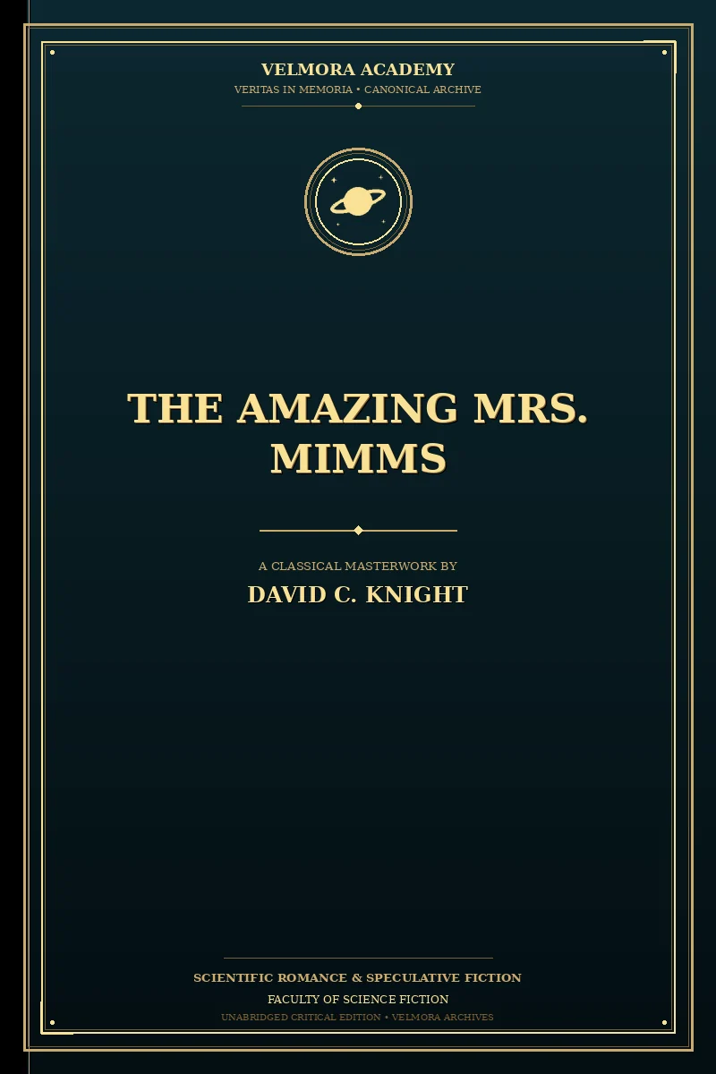 Cover of The Amazing Mrs. Mimms