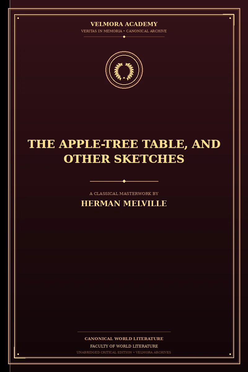 The Apple-Tree Table, and Other Sketches