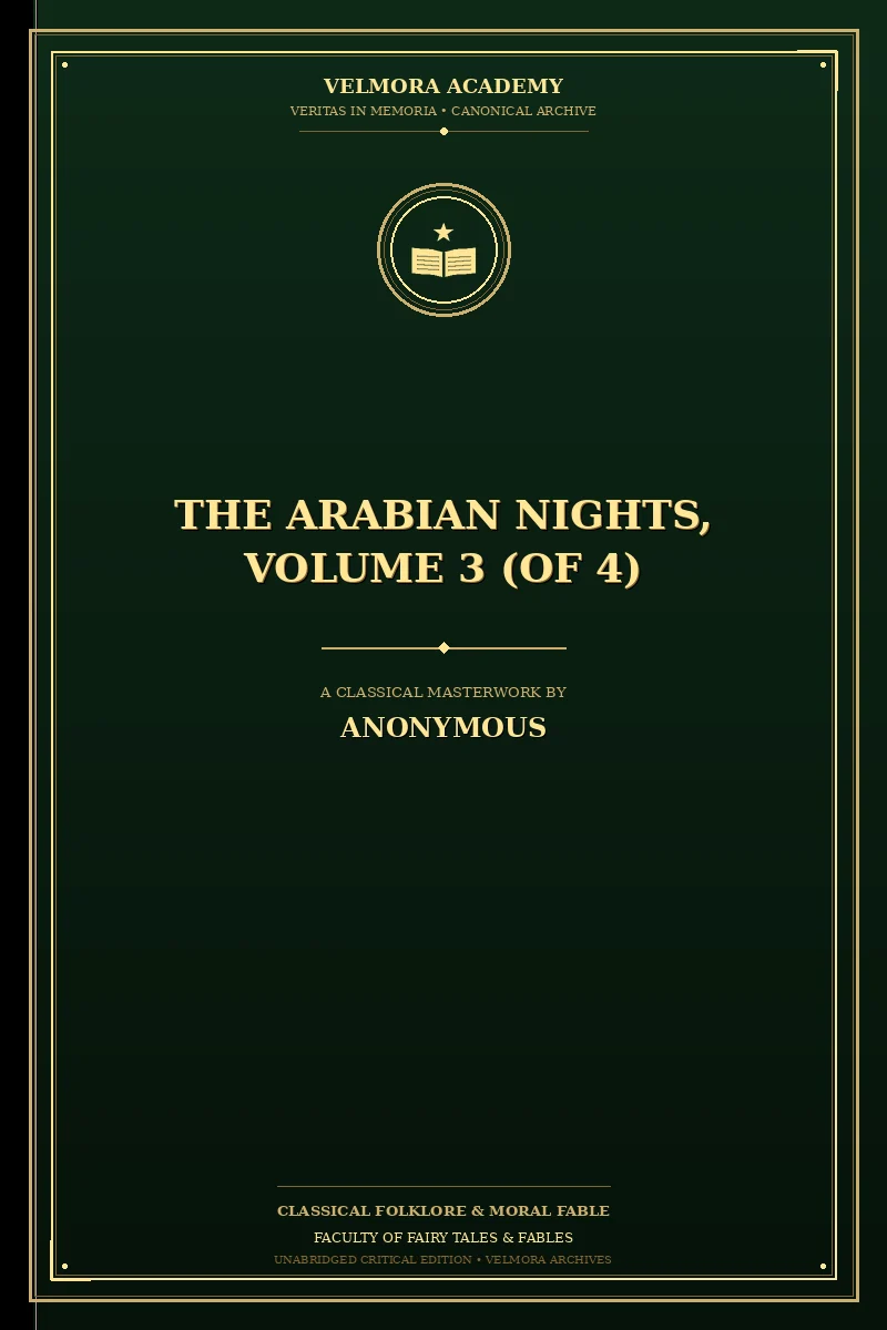 Cover of The Arabian Nights, Volume 3 (of 4)