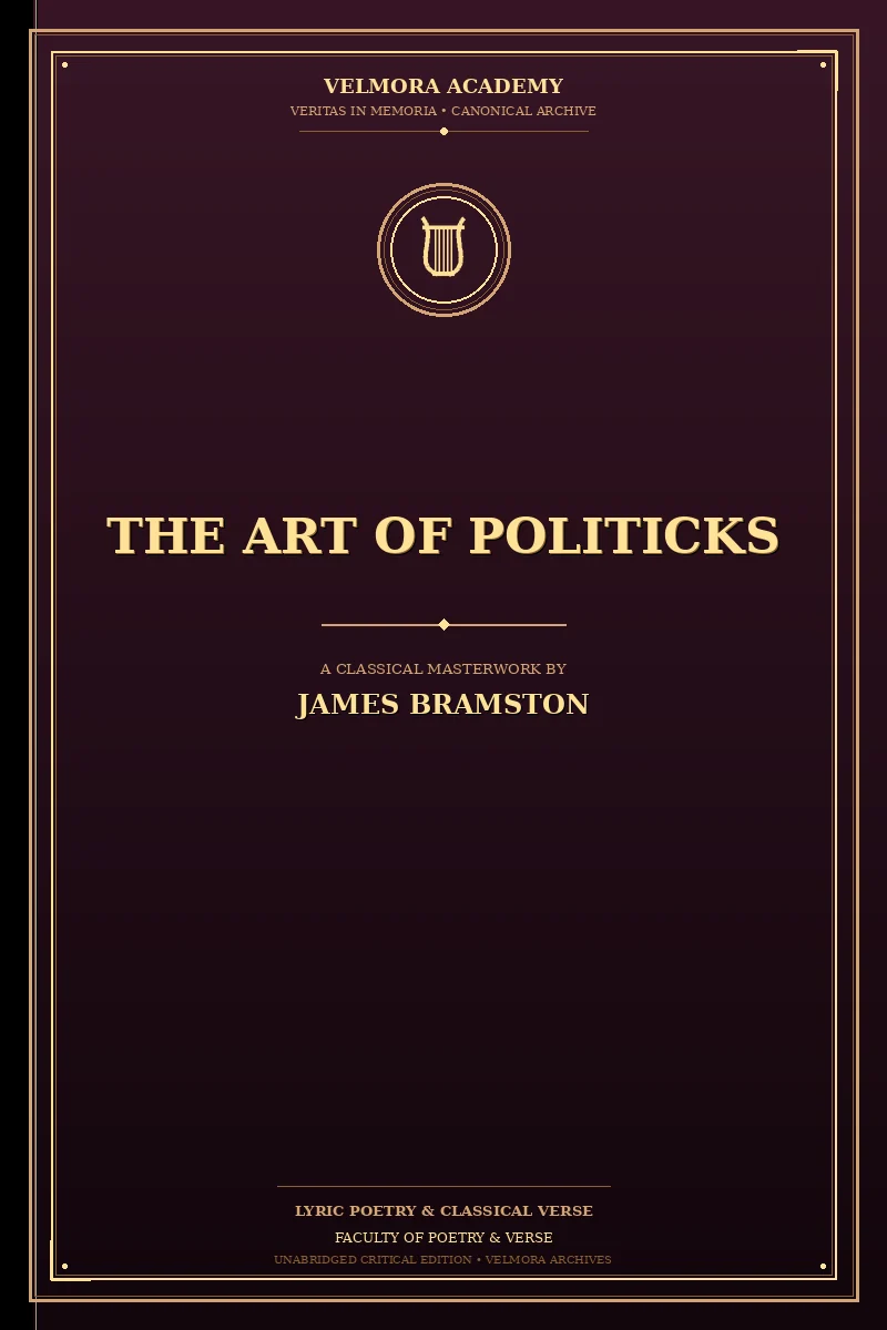 Cover of The Art of Politicks