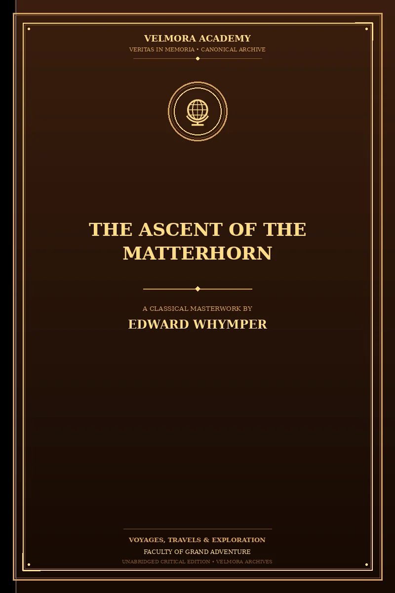 Cover of The Ascent of the Matterhorn