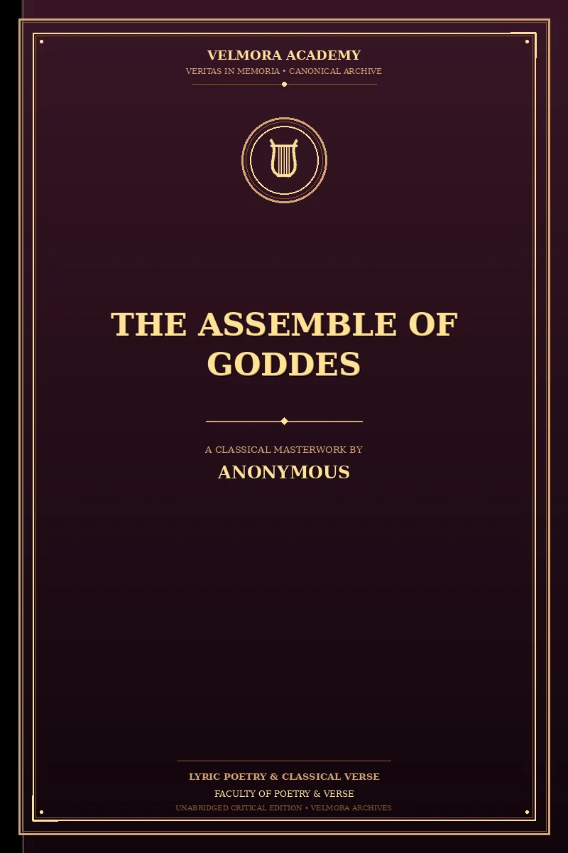 Cover of The Assemble of Goddes