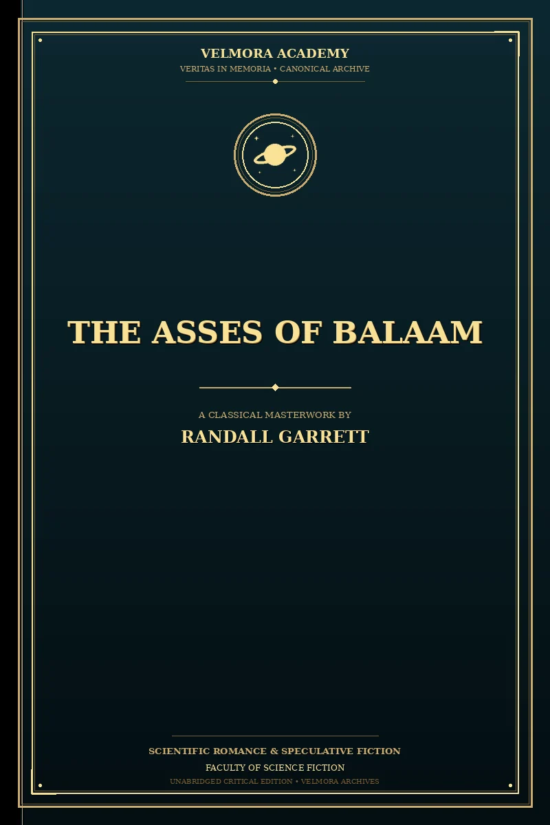 Cover of The Asses of Balaam