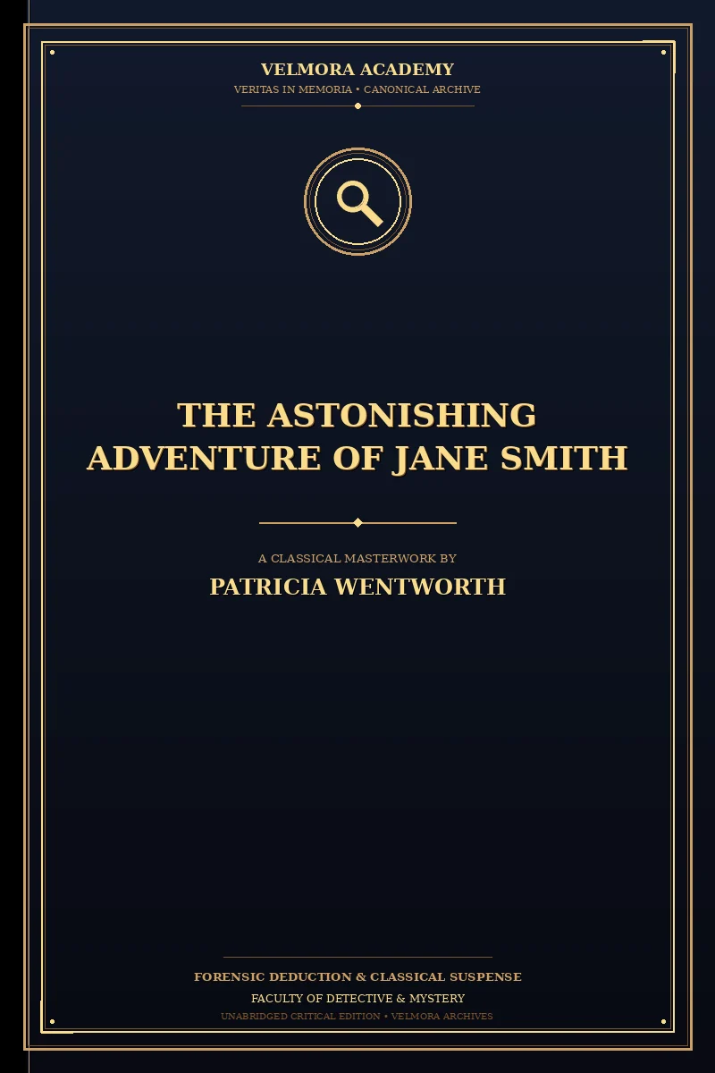 Cover of The Astonishing Adventure of Jane Smith