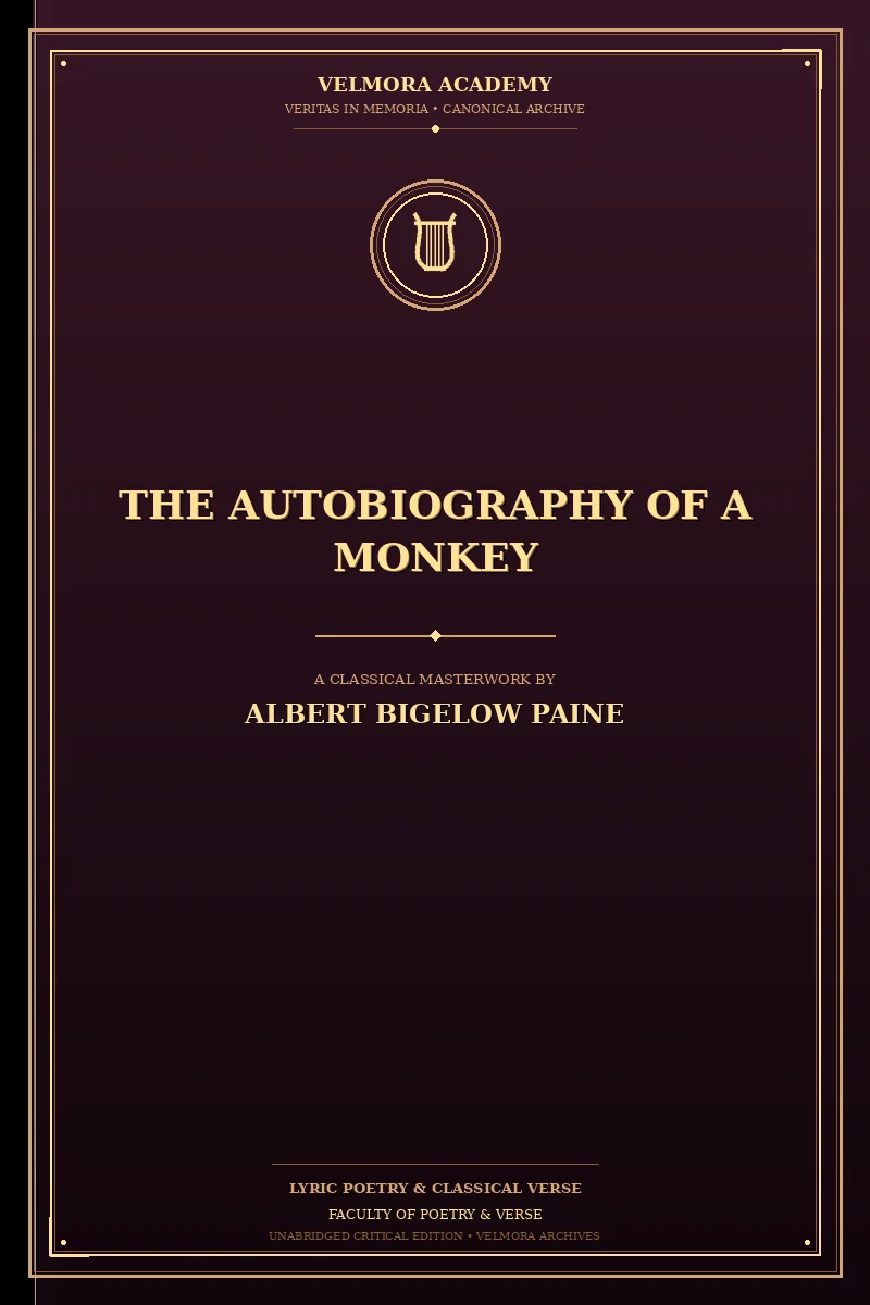 Cover of The Autobiography of a Monkey